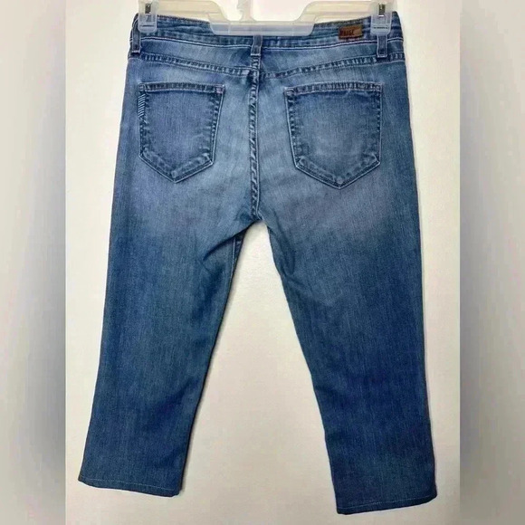 Paige Jimmy Jimmy Crop Dark Wash Size 26 Jeans - Picture 4 of 4
